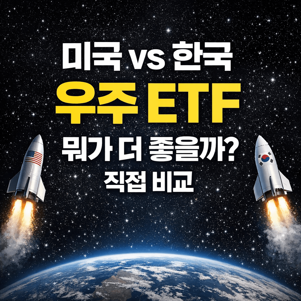 미국 vs 한국 우주 ETF 뭐가 더 좋을까 직접 비교