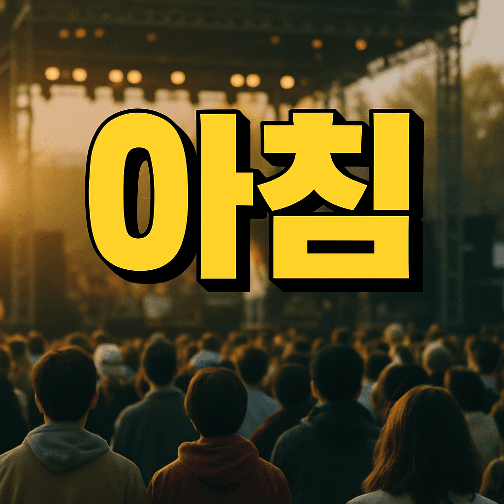 아침